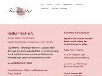 kultur-fleck.de Webseite Vorschau