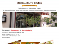 tigris.ch Webseite Vorschau
