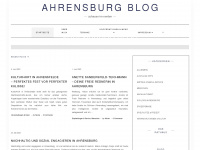ahrensburg-blog.de Webseite Vorschau