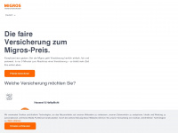 migros-versicherungen.ch Webseite Vorschau