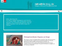 reli-ethik-blog.de Webseite Vorschau