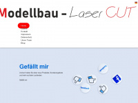 lasercut-modellbaushop.de Webseite Vorschau