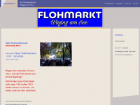 flohmarktwagingamsee.de Webseite Vorschau