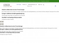 ezinger.eu Webseite Vorschau