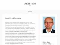 oliver-hope.de Webseite Vorschau