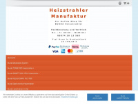 heizstrahler-manufaktur.de Webseite Vorschau
