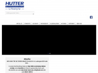 hutter-lifestyle.de Webseite Vorschau