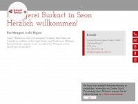 metzgerei-burkart.ch Webseite Vorschau