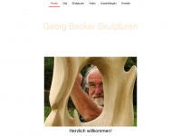 georgbecker-skulpturen.de Webseite Vorschau