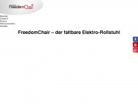 freedomchair.de Webseite Vorschau