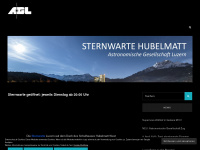 sternwarteluzern.ch Webseite Vorschau