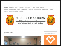 budo-club-samurai.de Webseite Vorschau