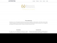 asterstein-personal.de Webseite Vorschau