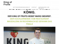 kingoffruits.ch Webseite Vorschau