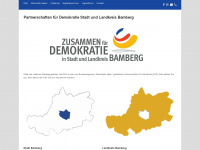 demokratie-leben-bamberg.de Webseite Vorschau