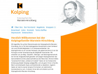 kolping-warstein-hirschberg.de Webseite Vorschau