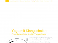 yoga-mit-klangschalen.de Webseite Vorschau