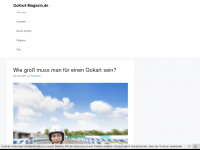 gokart-magazin.de Webseite Vorschau