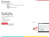 clickskeks.at Webseite Vorschau