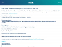 rwe-production-data.com Webseite Vorschau