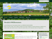 gruene-malsch.de Webseite Vorschau