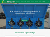 acaindustry.dk Webseite Vorschau