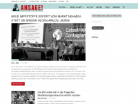 ansage.org Webseite Vorschau