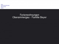 beyer-ferienwohnungen-oberammergau.de Webseite Vorschau