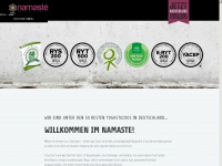 namaste-yoga-und-pilates.de Webseite Vorschau
