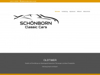 schoenborn-classic-cars.de Webseite Vorschau