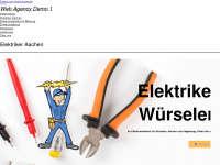 elektrikerwuerselen.de Webseite Vorschau