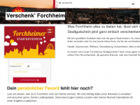 stadtgutschein-forchheim.de Webseite Vorschau