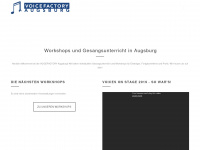 voicefactoryaugsburg.de Webseite Vorschau