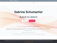 sabrina-schumacher.com Webseite Vorschau