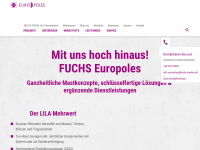 fuchs-europoles.de Webseite Vorschau
