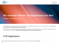 otb-applications.ch Webseite Vorschau
