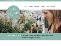 dorfladen-online.at Webseite Vorschau