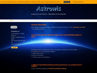 astrowis.de Webseite Vorschau