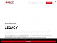 legacy-sports.de Webseite Vorschau