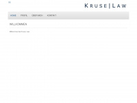 kruse-law.ch Webseite Vorschau