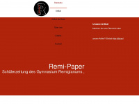 remipaper.de Webseite Vorschau