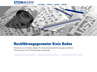 steinmann-geo.ch Webseite Vorschau