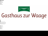 gasthaus-zur-waage.ch Webseite Vorschau