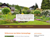 buetler-gartenpflege.ch Webseite Vorschau