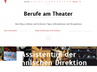 berufe-am-theater.de Webseite Vorschau