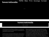 homecreekmedia.de Webseite Vorschau