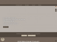 kitz-boutique-chalet.com Webseite Vorschau