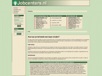 jobcenters.nl Webseite Vorschau