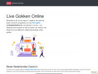 livegokkenonline.nl Webseite Vorschau