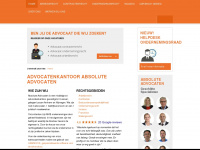 absoluteadvocaten.nl Webseite Vorschau